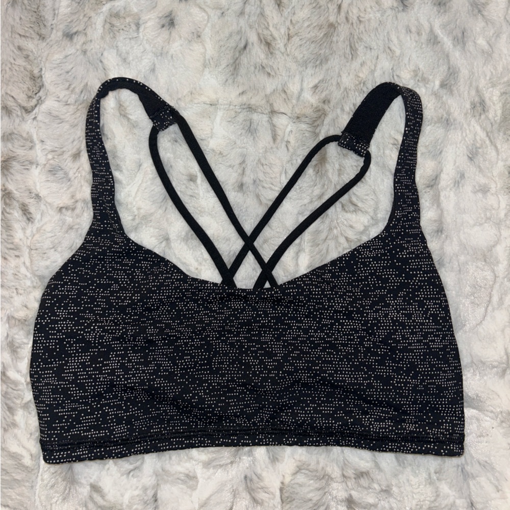 Lululemon Athletica Black and White Sports Bra